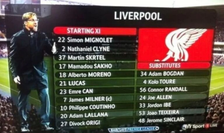 Pertandingan teka Starting XI terakhir Klopp - link in bio